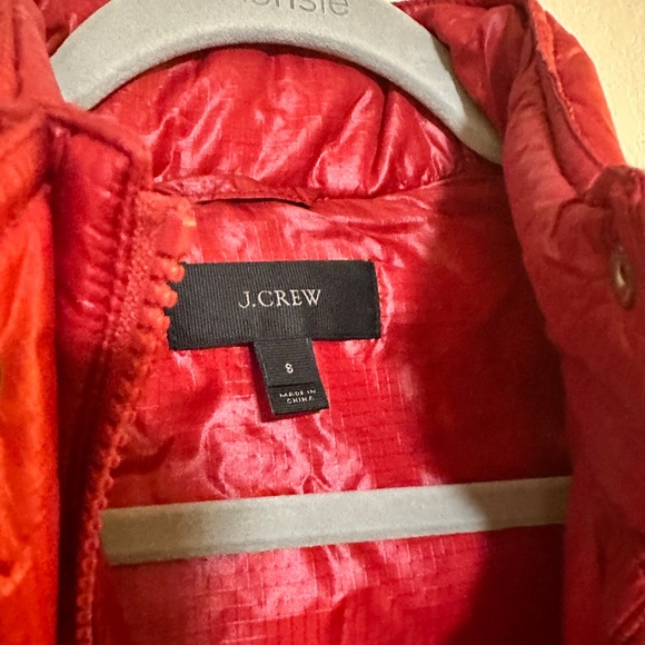 J. Crew - Red Puffer Vest | Size Small - Picture 3 of 4